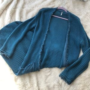 Free People Woodstock Longline Cardigan